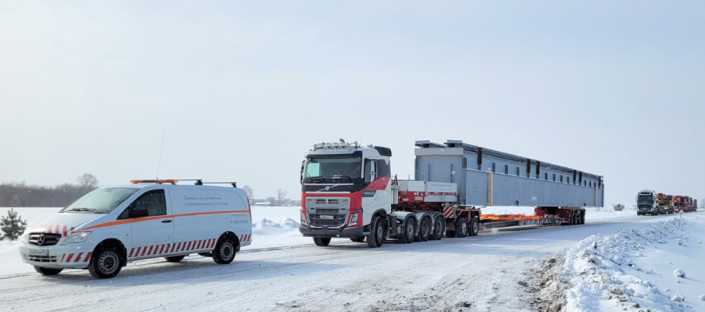 Перевозка и сопровождение негабарита в Новосибирске